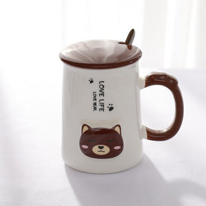 Cute Cartoon Bear Mug - Coffesy