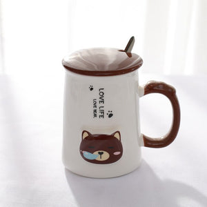 Cute Cartoon Bear Mug - Coffesy