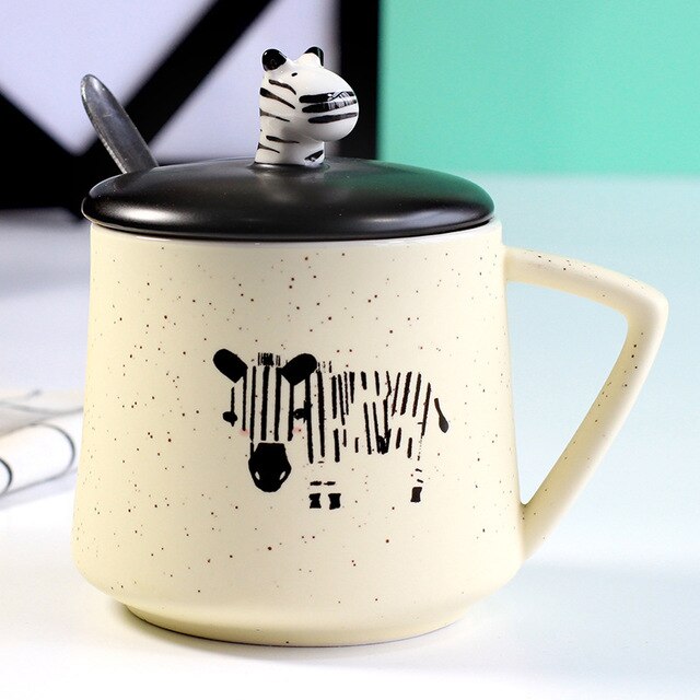 Zebra Ceramic Mug - Coffesy