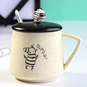 Zebra Ceramic Mug - Coffesy