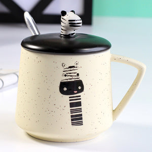 Zebra Ceramic Mug - Coffesy