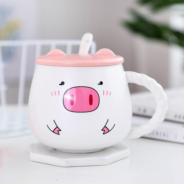 Cute Pig Mug - Coffesy