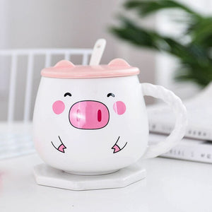 Cute Pig Mug - Coffesy